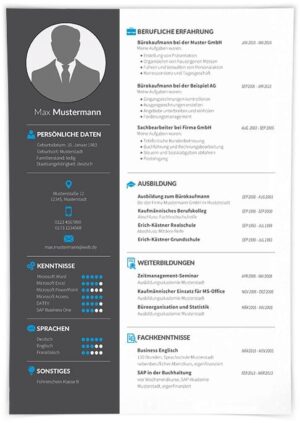 Kostenlose Lebenslauf Vorlagen Fur Die Perfekte Bewerbung 21
