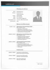 Musterbewerbung