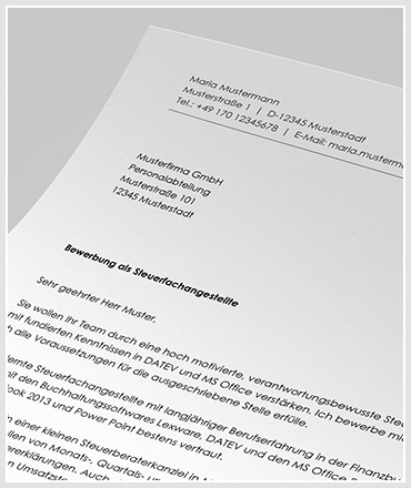 Kostenlose Bewerbungsschreiben Fur Deine Bewerbung 2021